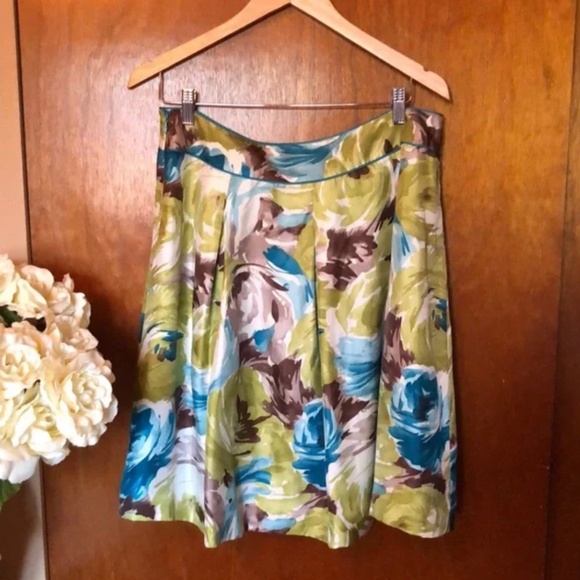 Vintage Silk Floral Skirt from Talbots - Picture 1 of 10
